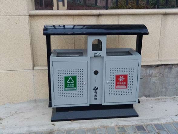 分類果皮箱在淄博市張店區